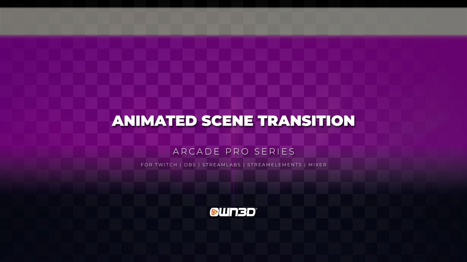 ArcadePro Escena de transición animada para Twitch