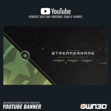 Army YouTube Banner - OWN3D