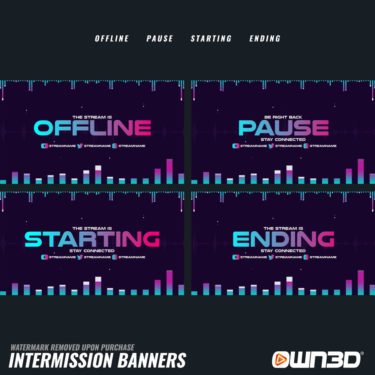 Beat Offline-Banner & Start-/ Pause- & End-Screens