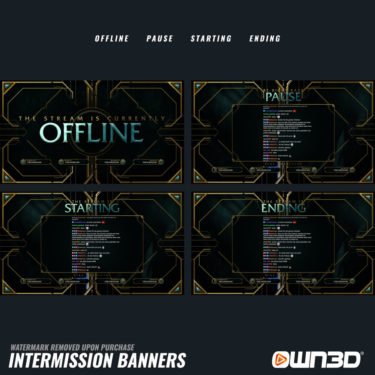 Champion Offline-Banner & Start-/ Pause- & End-Screens