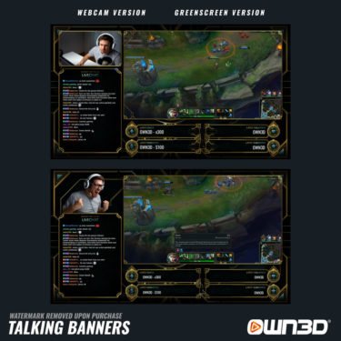 Champion Chat Overlay / Screen / Banner