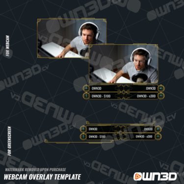 Champion Overlays para webcam / Marcos animados para webcam