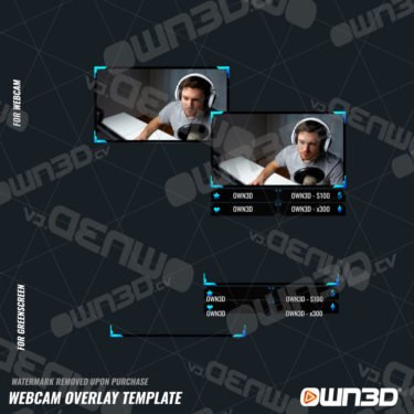 Clarity Overlays webcam / Templates de cam animés