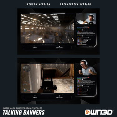 DarkMode Sobreposição de Chat / Tela / Banner