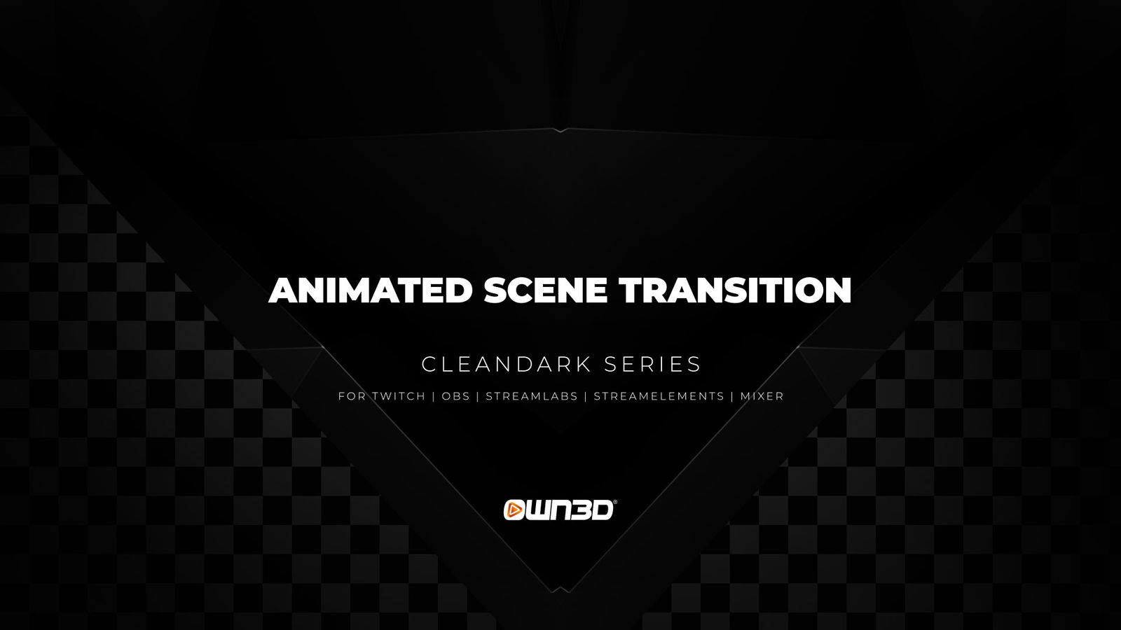 DarkMode Escena de transición animada para Twitch