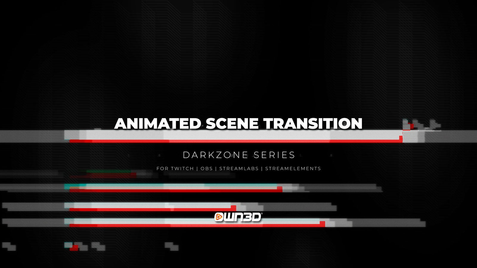 Darkzone Transiciones Stingers para escenas de OBS