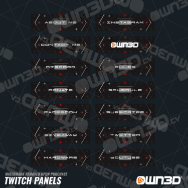 Hexagon Twitch Panels - OWN3D