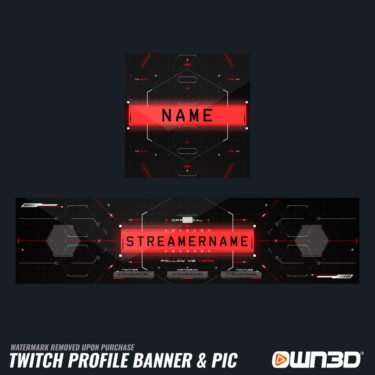 Hexagon Twitch banners