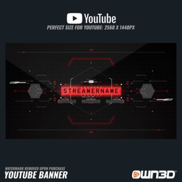 Hexagon Banners de YouTube
