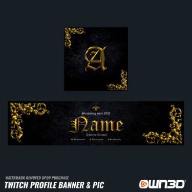 King Twitch Banner