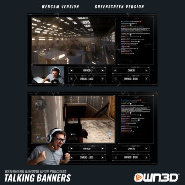Minimal Talking Screens / Overlays / Banners