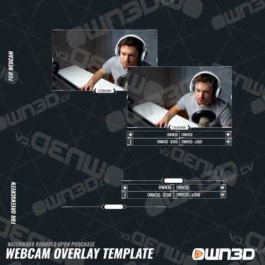 Minimal Overlays para webcam / Marcos animados para webcam
