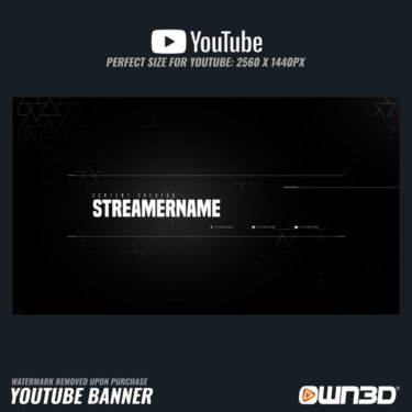 Minimal YouTube Banner