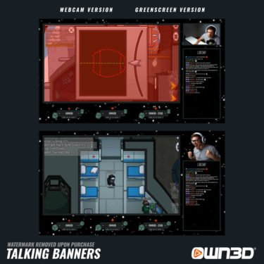 Pretender Talking Screens / Overlays / Banners