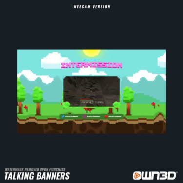 PixelWorld Talking Screens / Overlays / Banners