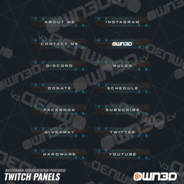 Tube Premium Twitch Panels