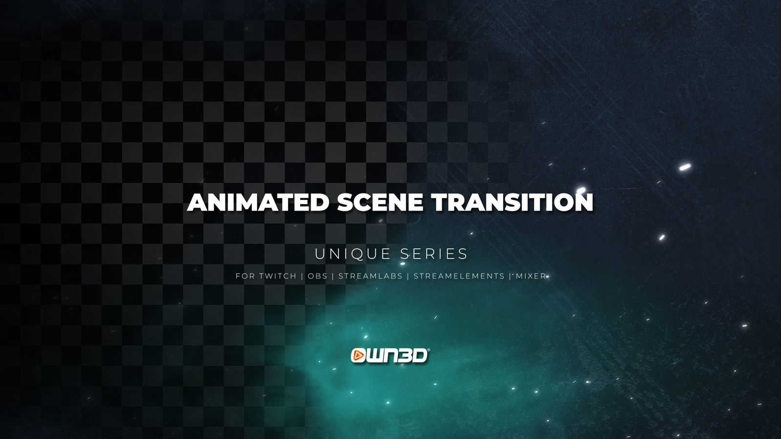 Unique Scene de Transitions Stinger Twitch