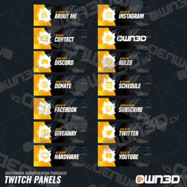 Vision Premium Twitch Panels
