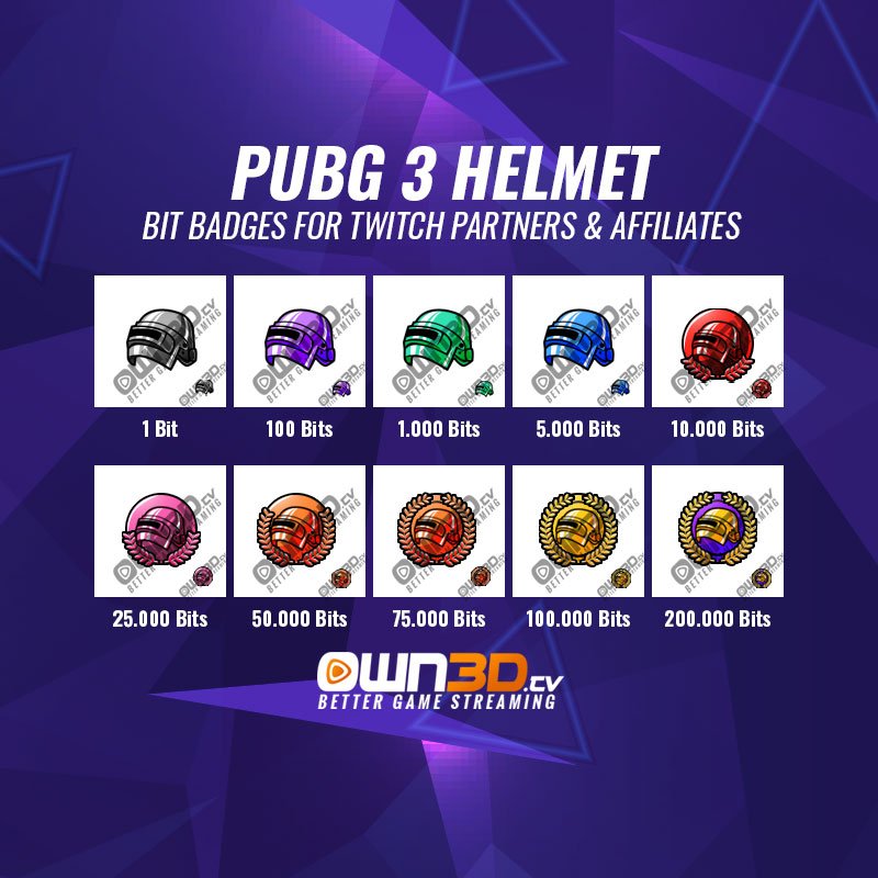 3 Helmet PUBG