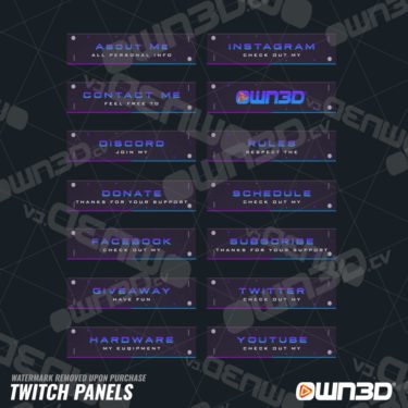DJ Premium Twitch Panels