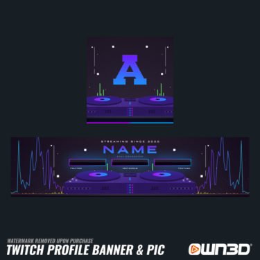 DJ Twitch banners