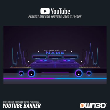 DJ YouTube Banner