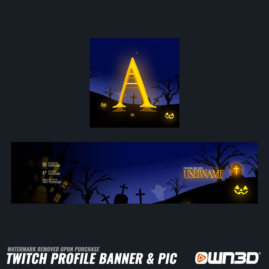 Hallowed Twitch banners