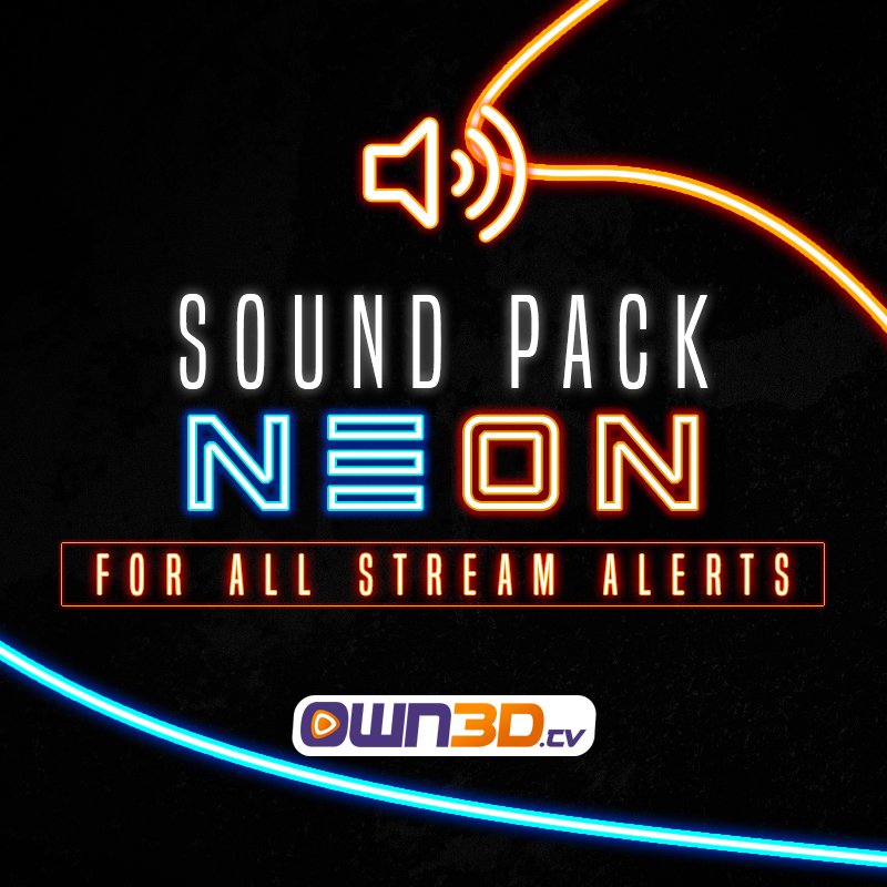 Neon Sons d'alerte Twitch