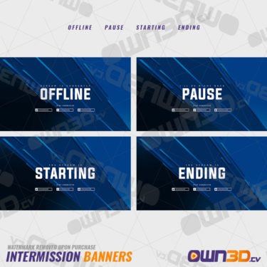 Pure Offline-Banner & Start-/ Pause- & End-Screens