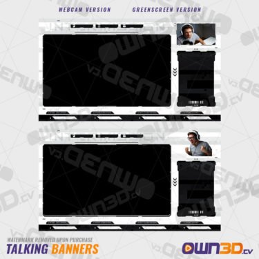 GlitchPro Telas de conversa / Sobreposições / Banners