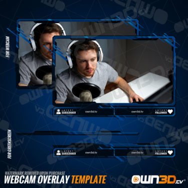 Animated Pure Facecam Overlays