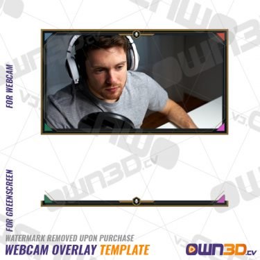 Teamfight Overlays webcam / Templates de cam animés