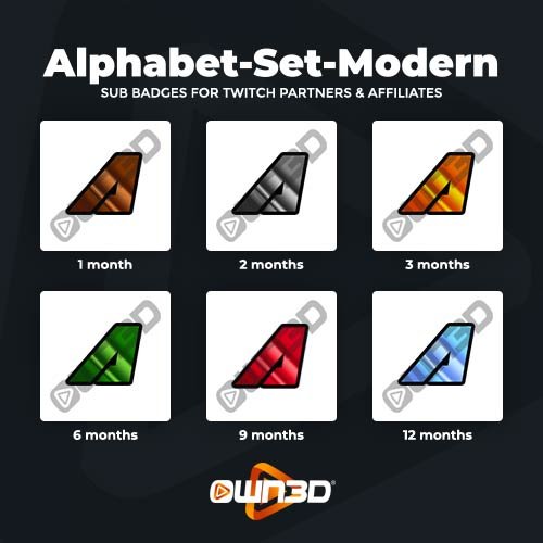 Alphabet Set Modern