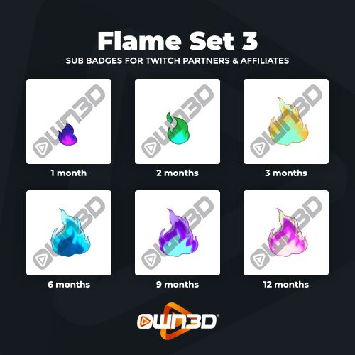 Flame Set 3