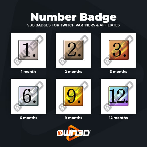 Fortnite Badges Twitch Sub Badges - #1 Shop for Streamers | OWN3D