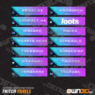 Iridos Twitch Panels - OWN3D