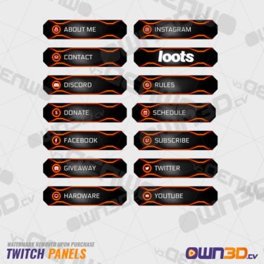 Omega Premium Twitch Panels