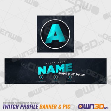 Modern Twitch banners