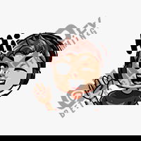 Streamer Brunette Hi Twitch Sub Emote | Twitch Sub Emotes
