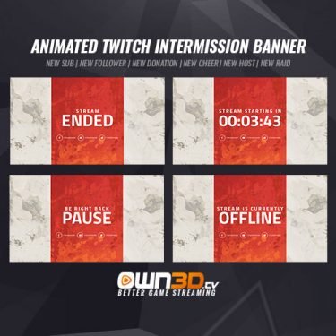 Upex Offline-Banner & Start-/ Pause- & End-Screens